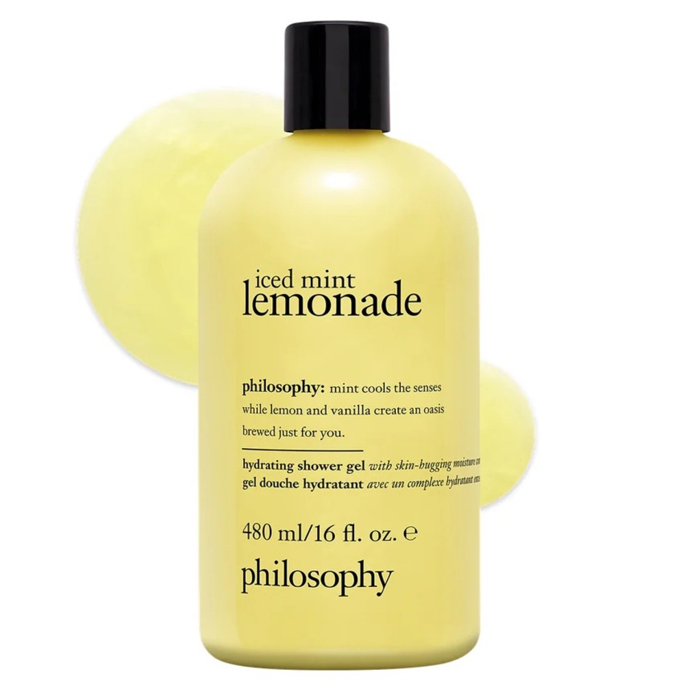 NEW! Philosophy Iced Mint Lemonade Hydrating Shower Gel 16oz